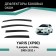Defly window deflectors for Toyota Yaris (XP90), 2005-2011, hatchback, 5 doors