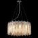 Crystal chandelier Gerhort G22046/8SN+CL+WT, 8x40W, E14, 85x50x50 cm, color gray
