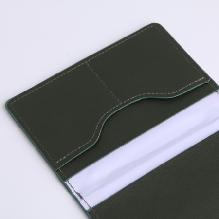 Cover for a passport with additional kardan inside Be Wild, artificial leather-4