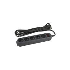 USF-5S-5M-B network filter with basic protection with a ground with a circuit breaker 5 outlets 5m 10a black