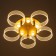 Kvorum chandelier LED 48W 3000-6000K gold 50x50x10cm