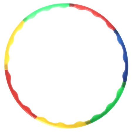 The hoop is collapsible onlytop, d = 70 cm, thickness 2 cm, color mix-4