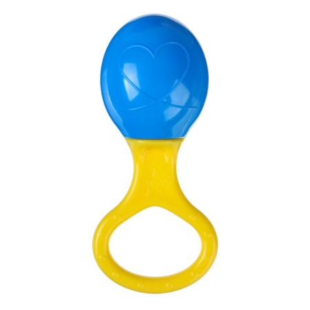 Rattle "Marakas with a ring", color mix-1