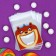 BOPP package with sticky tape, "festive assorted", 10*10+3cm