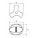 Holder R-2 dx triple, right