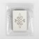 Magnetic needle "Ornament No. 2", 8 × 5.5 cm, beige color