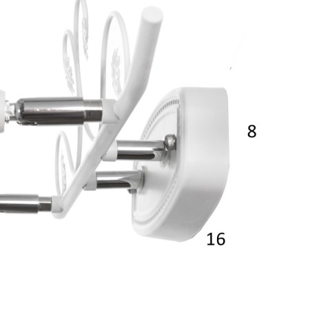 Bra "Bohemia" 2x14 40w is white 41.5x23x23cm-14