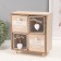 Casket wood 4 boxes "Gosque with hearts" 10x20x23 cm