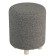 Pouf "Marta", 360 × 360 × 460 mm, Shenill fabric, Betsy 015 / Dark gray color