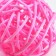 A set of 2 wicker balls from a vine without bells, 5 cm, purple/pink