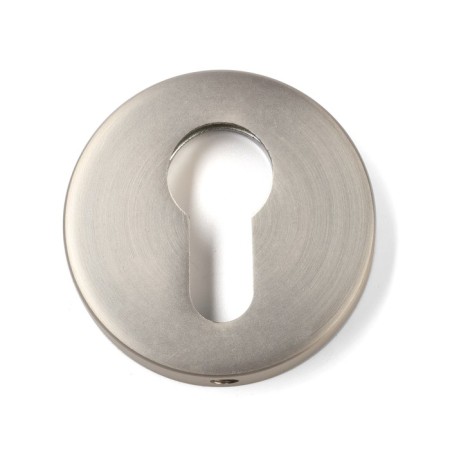 Lockland cylinder overlay, round, satin nickel color, kit.-3