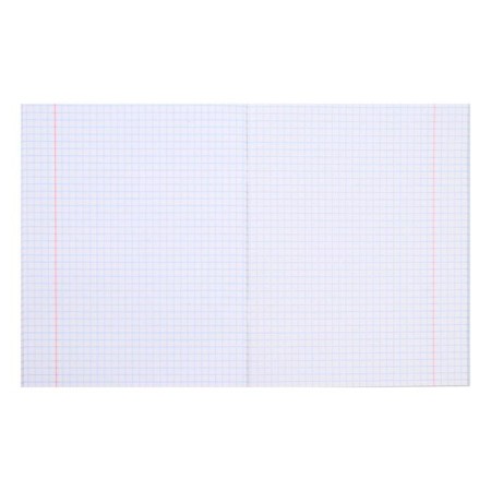 Notebook of 48 sheets in the Croco cage, boumvinyl Metallic, embossing, offset unit, blue-1