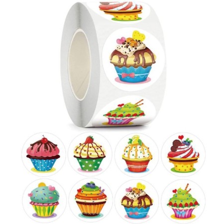 Stile Paper "Pies" D = 2.5 cm 500 pcs in a roll 3x6.5x6.5 cm