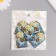 Decor for creativity wood "Bee and honeycomb. Stained glass" 4.4x3x0.3 cm