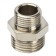 Nippel transition stout SFT-0004-001238, 1/2 "x3/8", external carving, nickelized brass
