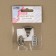 Bag Fraille, 2.2 × 2.9 cm, silver color