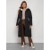 Coat insulated winter female, size 50, black color