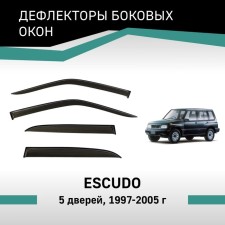 Дефлекторы окон Defly, для Suzuki Escudo, 1997-2005, 5 дверей