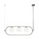 Suspension lamp Maytoni Mod221PL-03N, 3CHE14, 40W, 89x25.5 cm, Nickel color