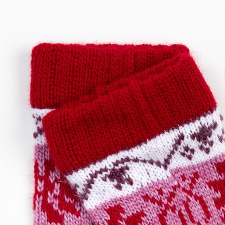 Nosk children's woolen, red color, size 11-12-1