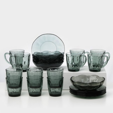 Set of glassware Black Diamond, 25 items
