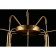 Suspended chandelier Carla LED 3000K 80W