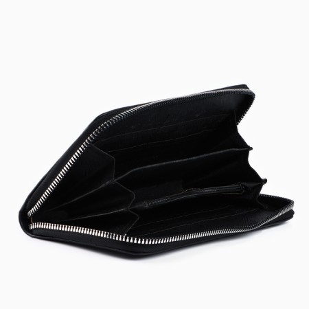 Nazamok wallet, 19x9.5x2 cm, leatherette, black color-6