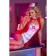 Candy Girl's nurse costume, red-white color, OS size