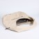Love bag with a zipper, 3 outer pockets, beige color