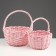 A set of baskets, 2 pcs, 24 × 13 × 26 cm, 19 × 11 × 22 cm, willow