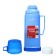Thermos 450 ml, with a glass flask, with a mug, 12 x 25 cm, blue