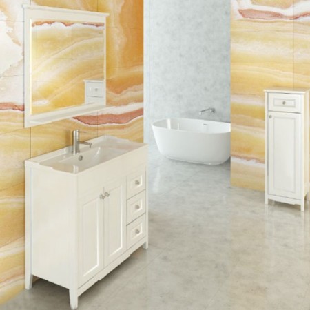 Comforty Tbilisi 90 mirror, white color