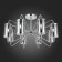 Ceiling EVOLUCE lamp. Sle102302-08. Valieri. 8x40 watts, E14, 68x68x39 cm, chromium color
