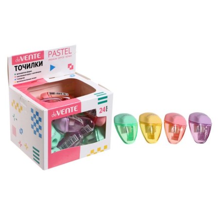 Zapochilok 1 hole with the Devente Pastel container, mix*4 colors
