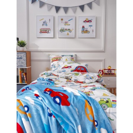 Cars, size 150x200 cm, blue color-3