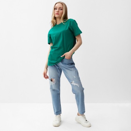 T -shirt female, green color, size 44-1