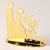 Topper "Mr & Mrs", Color Gold