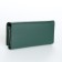 Women's wallet on magnets, green color