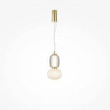 Suspension lamp Maytoni Mod267PL-L18G3K, LED, 18W, 17x17x348.5 cm, 2400lm, color gold