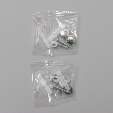 Twohind holder, 60 cm, 10 hooks, aluminum-2