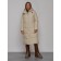 Coat insulated winter female, size 42, beige color