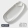 Porcelain dish with magistro sauce "Blanche", 28 × 12.5 cm, white color