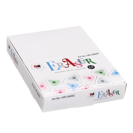 Eraser Figure Triangular Mix, barcode on a piece-7