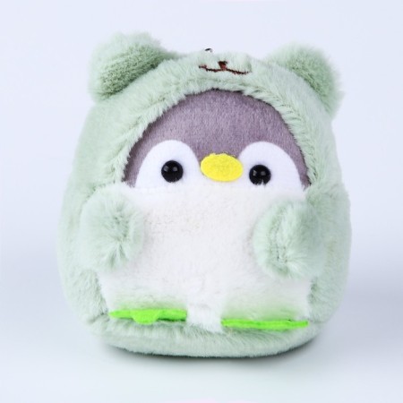 Soft toy "Penguin" on a key fob, 10 cm, color mix