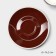 Coffee steam porcelain Magistro Coffee Time, 2 objects: a cup 180 ml, a saucer d = 14.5 cm, brown color