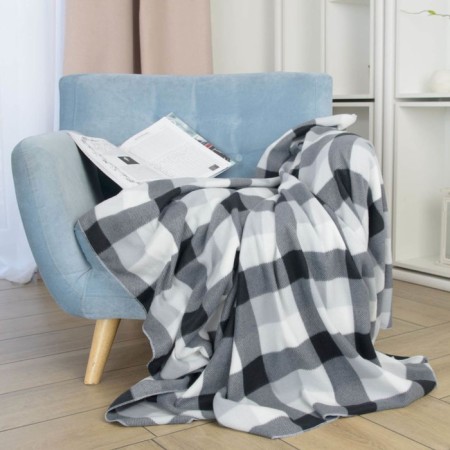 Belezza Kilt 130x170cm, gray, fleece, 200g/m, PE 100%