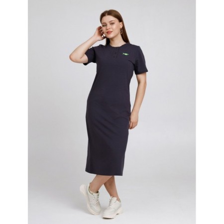 Women's dress "Fish", size 48, gray color-8