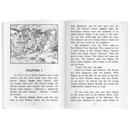 Foreign Language Book. The last of the Mogican. Home reading. Cooper J.F.-1