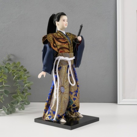 Collector doll "Samurai with a sword" 30x12.5x12.5 cm-1