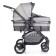 Stroller Transformer 2 in 1 ACARENTO Essenza, Light Grey color